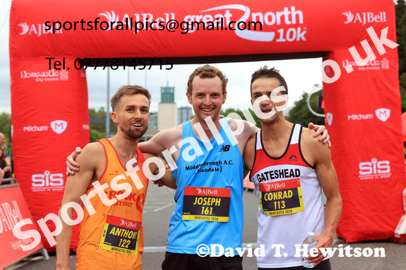 The 2026 AJBell Great North 10k, Newcastle. Photo: David T. Hewitson/Sports for All Pics